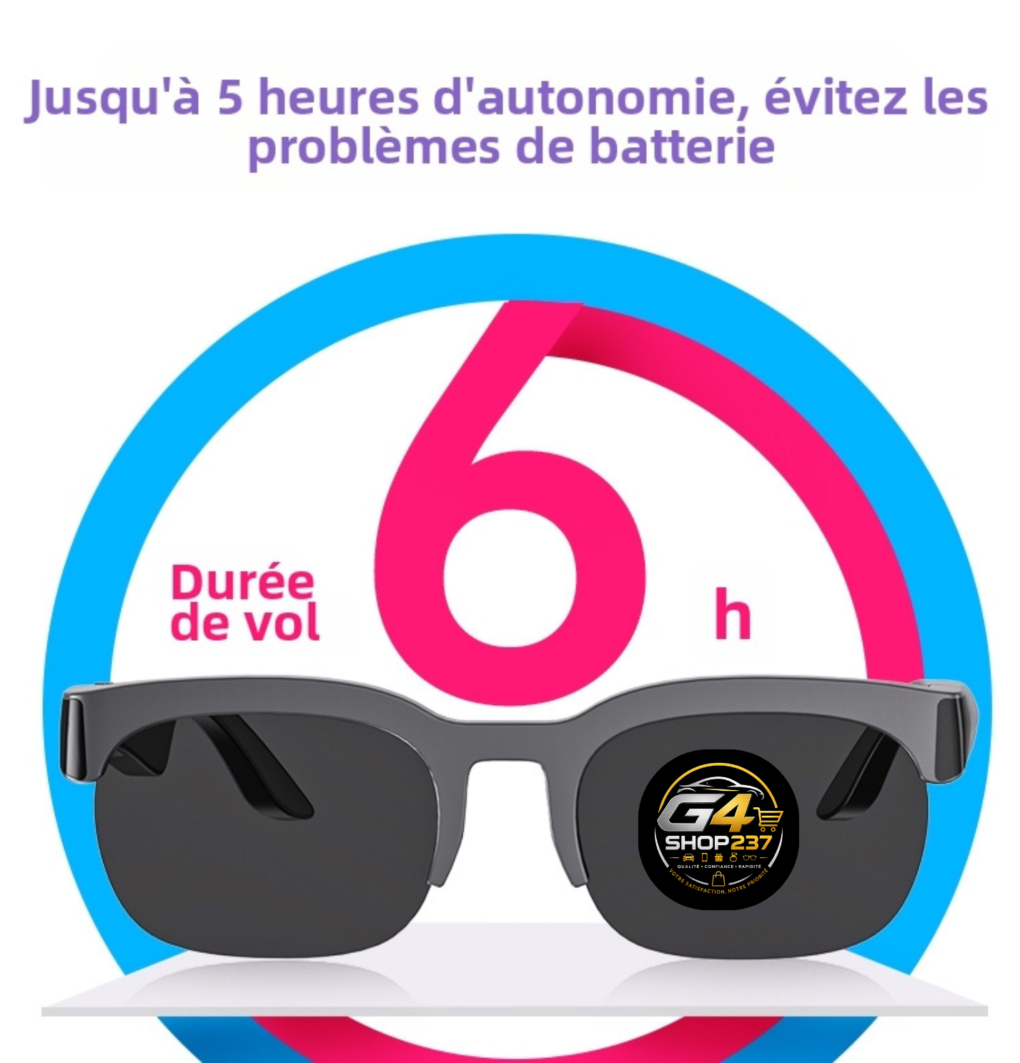 Lunettes Audio Bluetooth XG89 — Son Ouvert